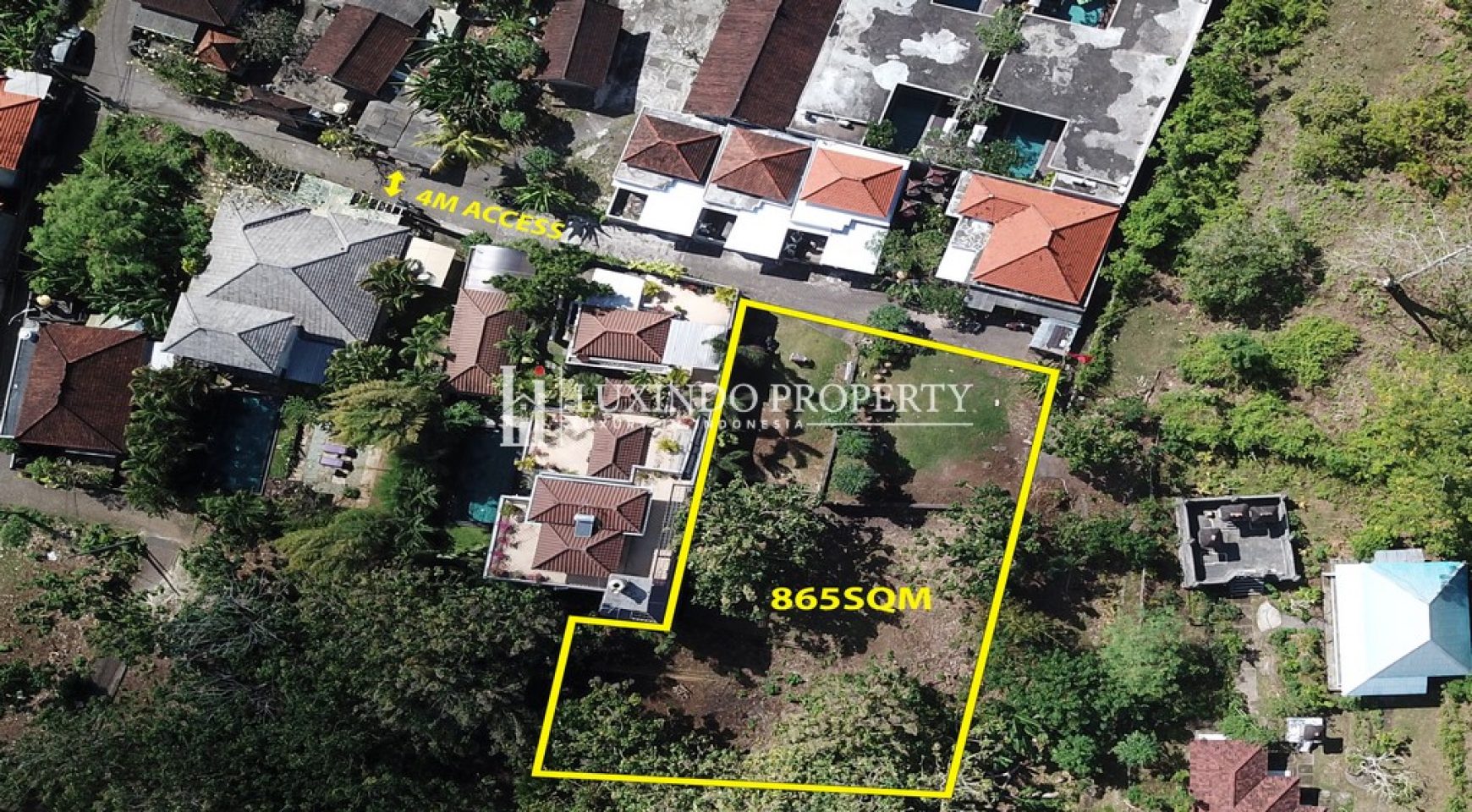 PURI GADING– FREEHOLD 8.65 ARE LAND WITH JUNGLE VIEW IN JIMBARAN (FHL417)