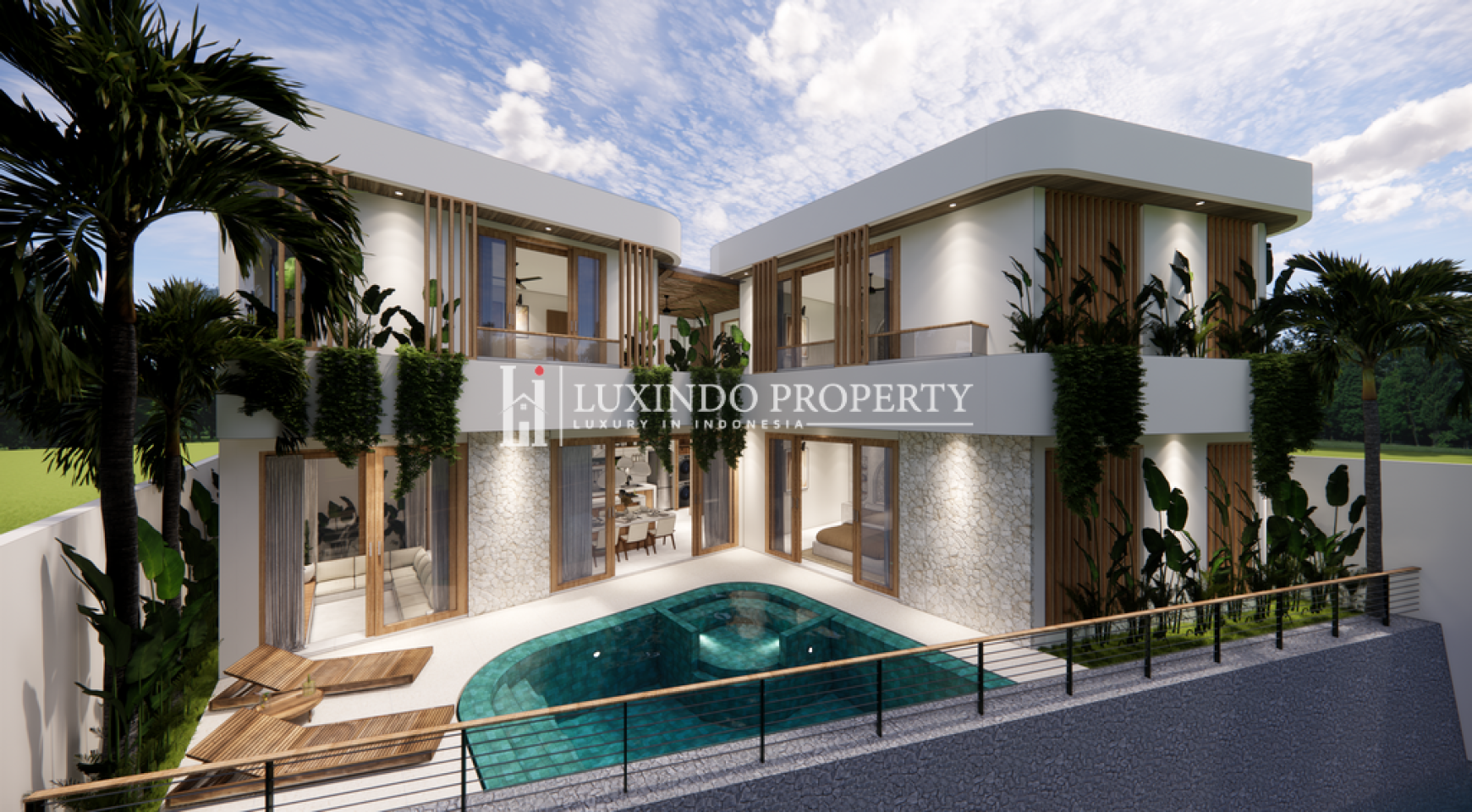 UMALAS – LUXURIOUS 4-BEDROOM VILLA FOR SALE LEASEHOLD IN SERENE RIVERSIDE LOCATION IN UMALAS (LHV802)