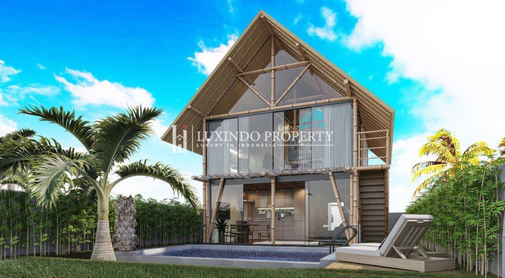 PEJENG – ONE BEDROOM BAMBOO VILLA FOR LEASE (LHV657)