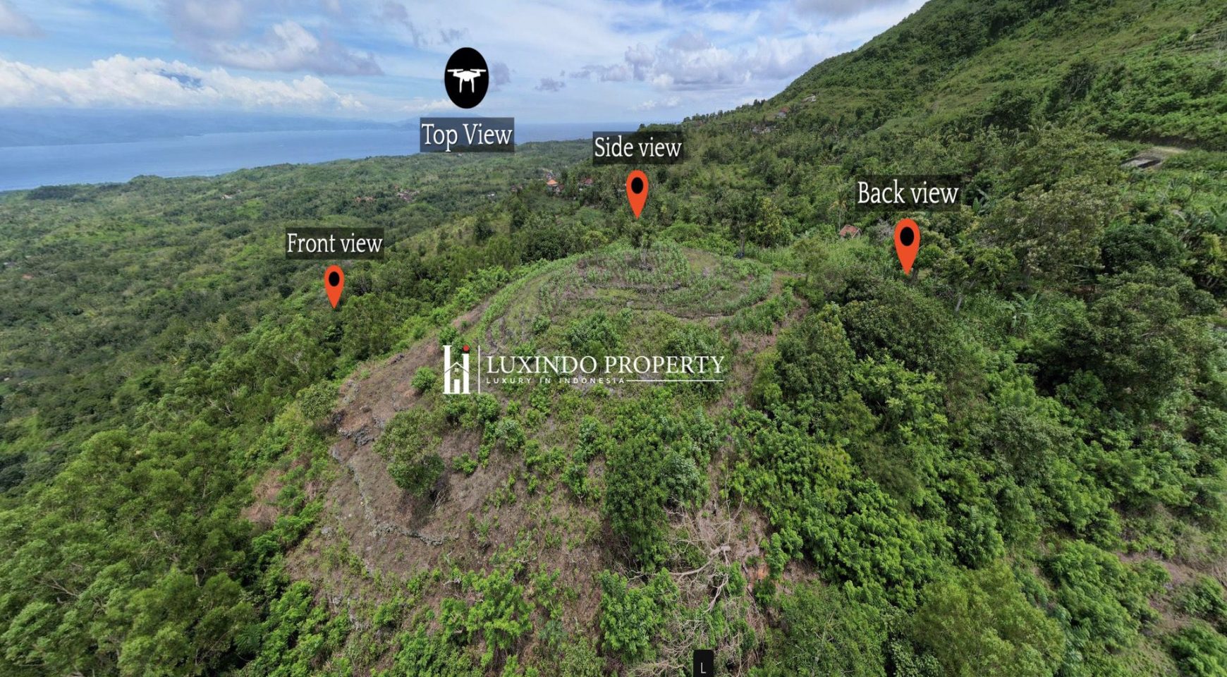 NUSA PENIDA – PANAORAMIC VIEW LAND FOR SALE (FHL406)