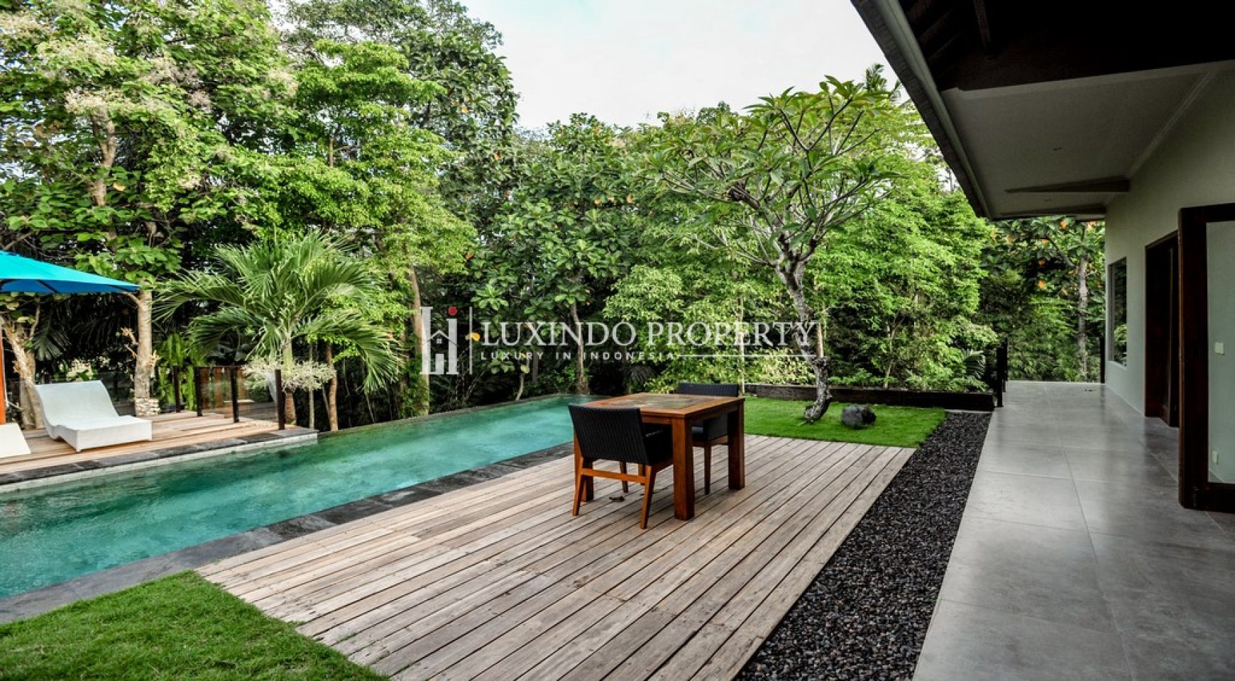 CEPAKA – THREE BEDROOMS VILLA WITH JUNGLE AND RIVER VIEW (LHV227)