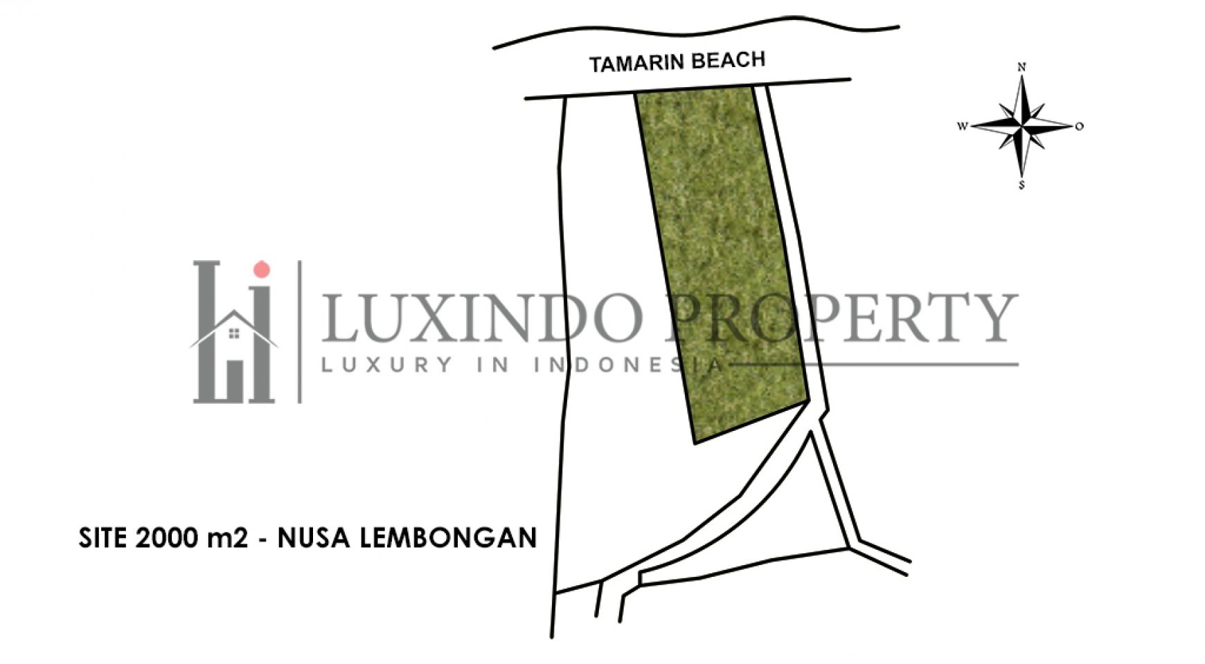 NUSA LEMBONGAN – FOR SALE BEACHFRONT FREEHOLD LAND AT TAMARIN BEACH IN NUSA LEMBONGAN (FHL053)