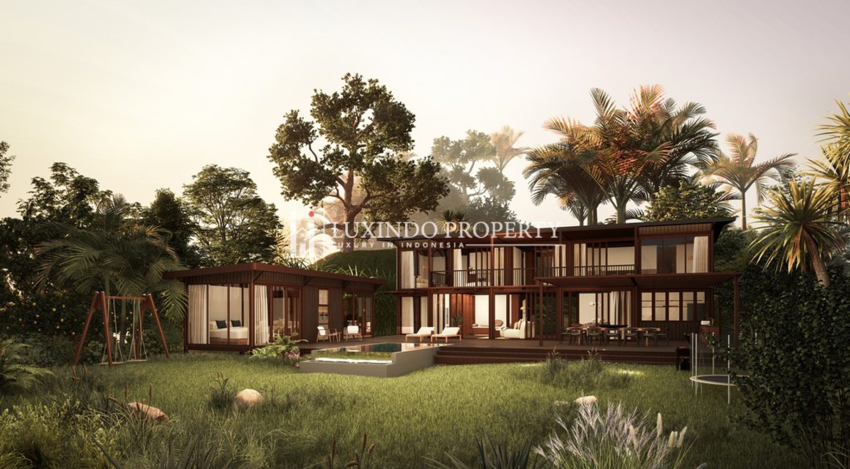 SPACIOUS 6-BEDROOM VILLA IN CANGGU’S PREMIER ECO-FRIENDLY DEVELOPMENT (LHV834)