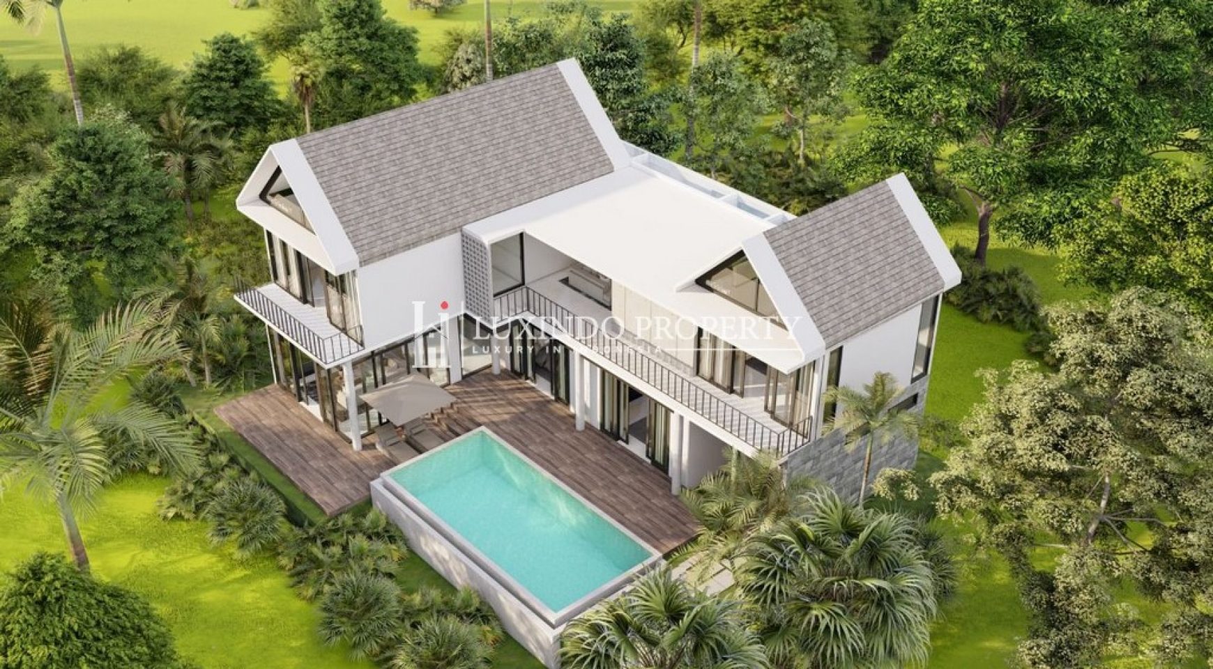 PERERENAN – OFF PLAN 4 BEDROOM LUXURY VILLA FIVE MINUTES TO BEACH (LHV345)