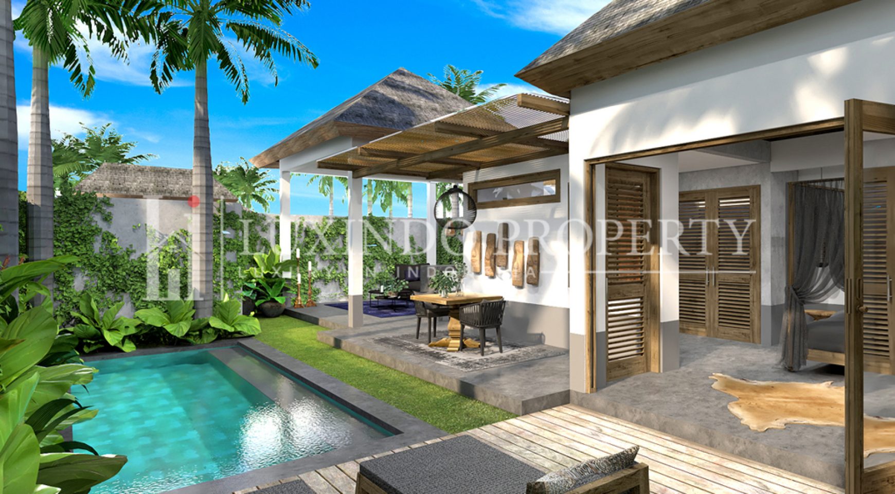 GILI TRAWANGAN – BRAND NEW MODERN 1 BEDROOM VILLA IN GILI TRAWANGAN RESORT (FHV091)